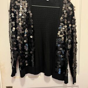 Chico's Black Cardigan Sweater